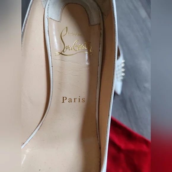 Authentic Louboutin Barretta Spike Mesh Pump with box and dust bag - Picture 13 of 15